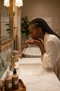 Creamy Black Soap Face Cleansing Wash, or Bodywash. Has an Special Blend of Nourishing oils and Butters.. This gentle cleanser removes impurities while maintaining your skin's natural moisture balance.